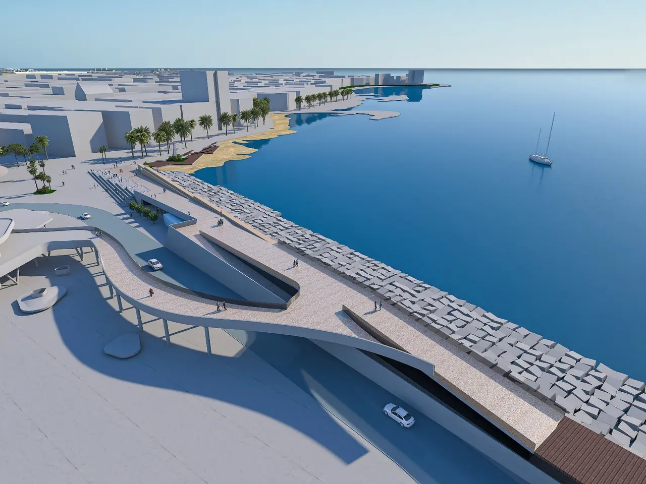 Paseo del Mar: así es el nuevo frente portuario de Torrevieja