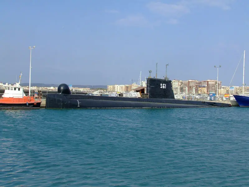 Museos flotantes: submarino Delfín